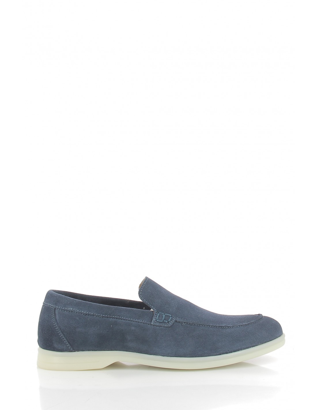 hylton Mocassin homme atoll 5/8 flag daim bleu