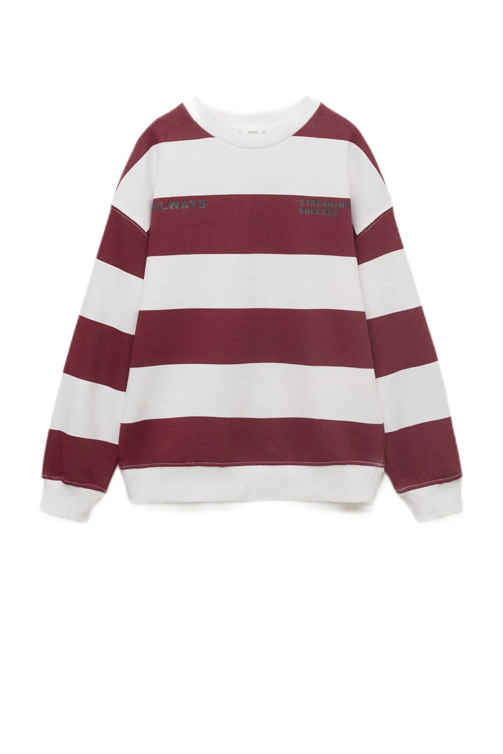 Mango Kids sweater donkerrood