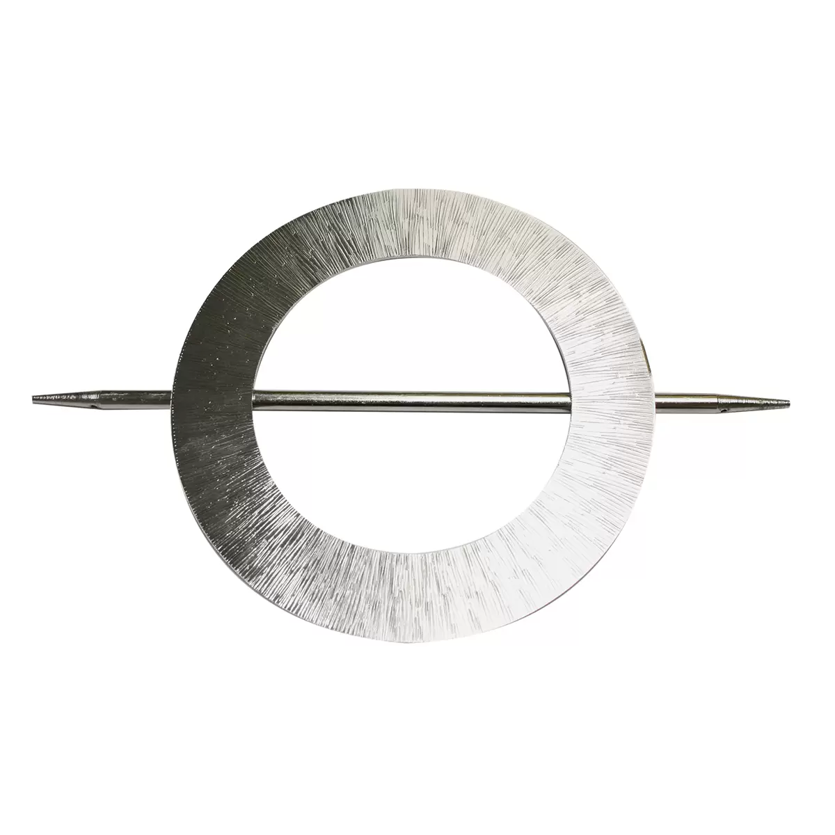 Raffspange mit Stab Grau