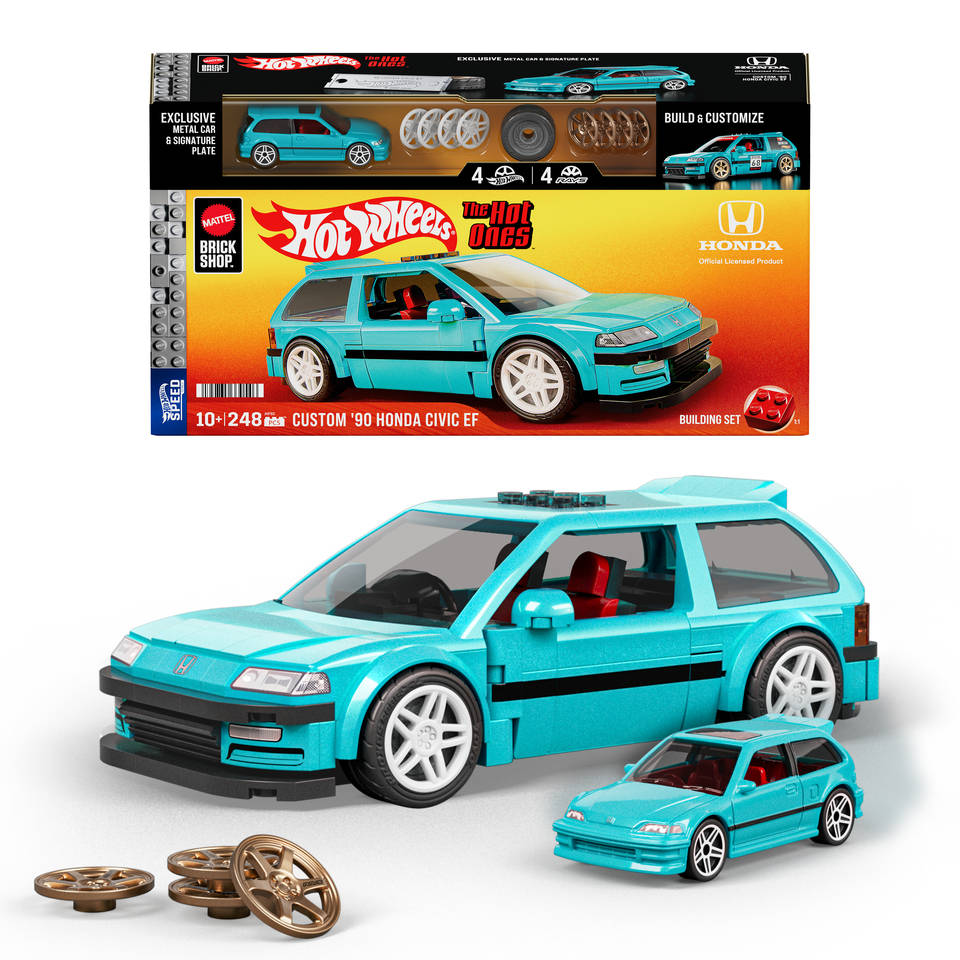 Hot Wheels Custom '90 Honda Civic EF bouwset