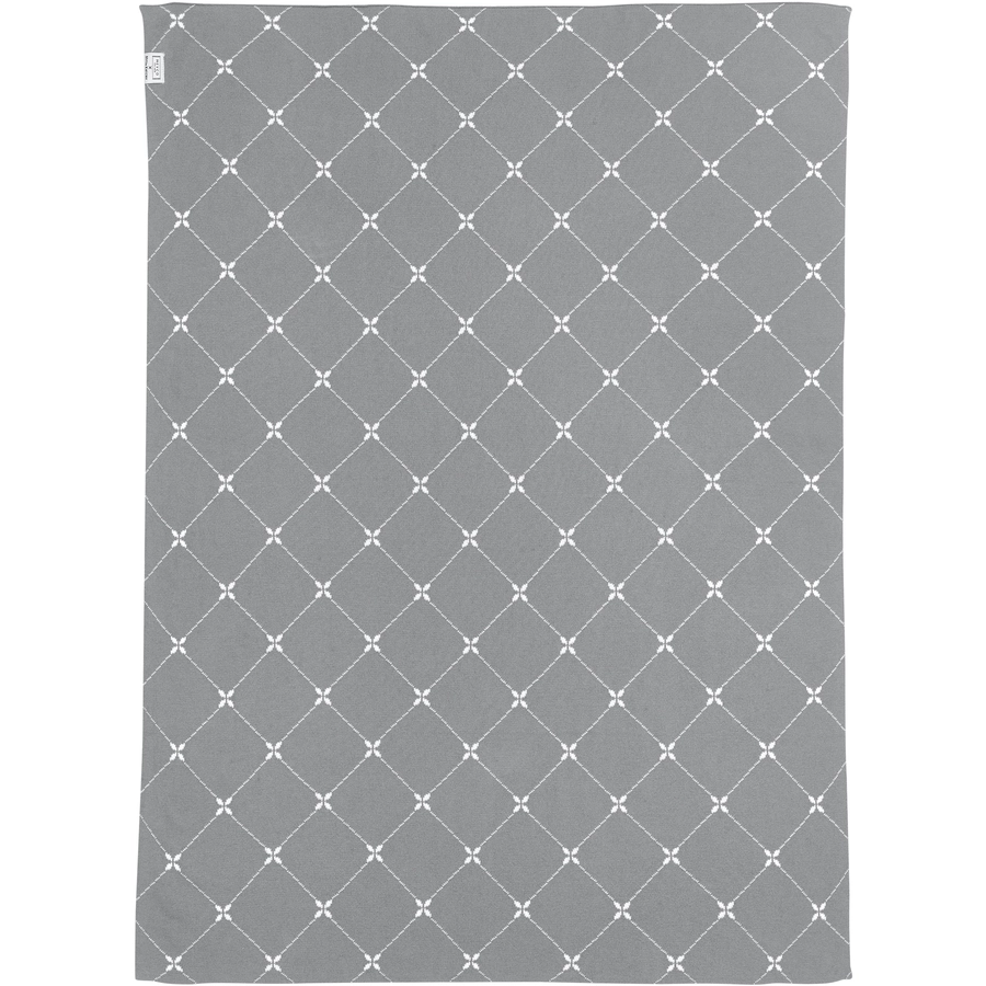 Meyco X  Mrs. Keizer Kuscheldecke Louis grau 75 x 100 cm