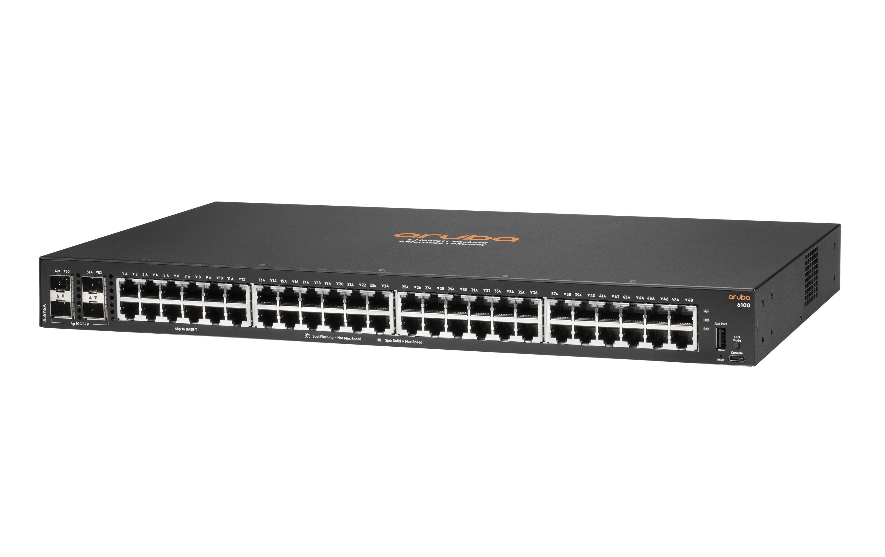 Switch CX 6100 48G 52 Port<br>Aruba CX 6100 Switch-Serie