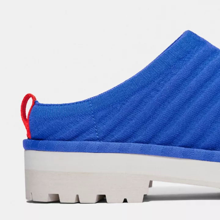 Sabots en tricot Future73 Timberland x Suzanne Oude Hengel pour femme en bleu