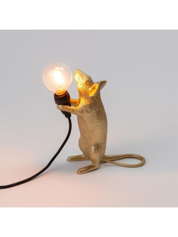 Seletti Mouse Standing tafellamp USB wit