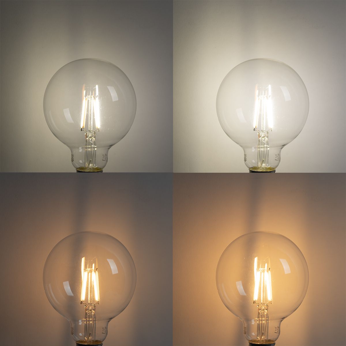 Set van 5 Smart E27 LED lamp G95 4,5W 470 lm 1800-4000K
