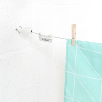Brabantia Waslijn Set - 12 m - White