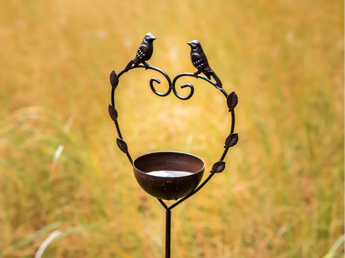 Mangeoir pour oiseaux marron SPARROW