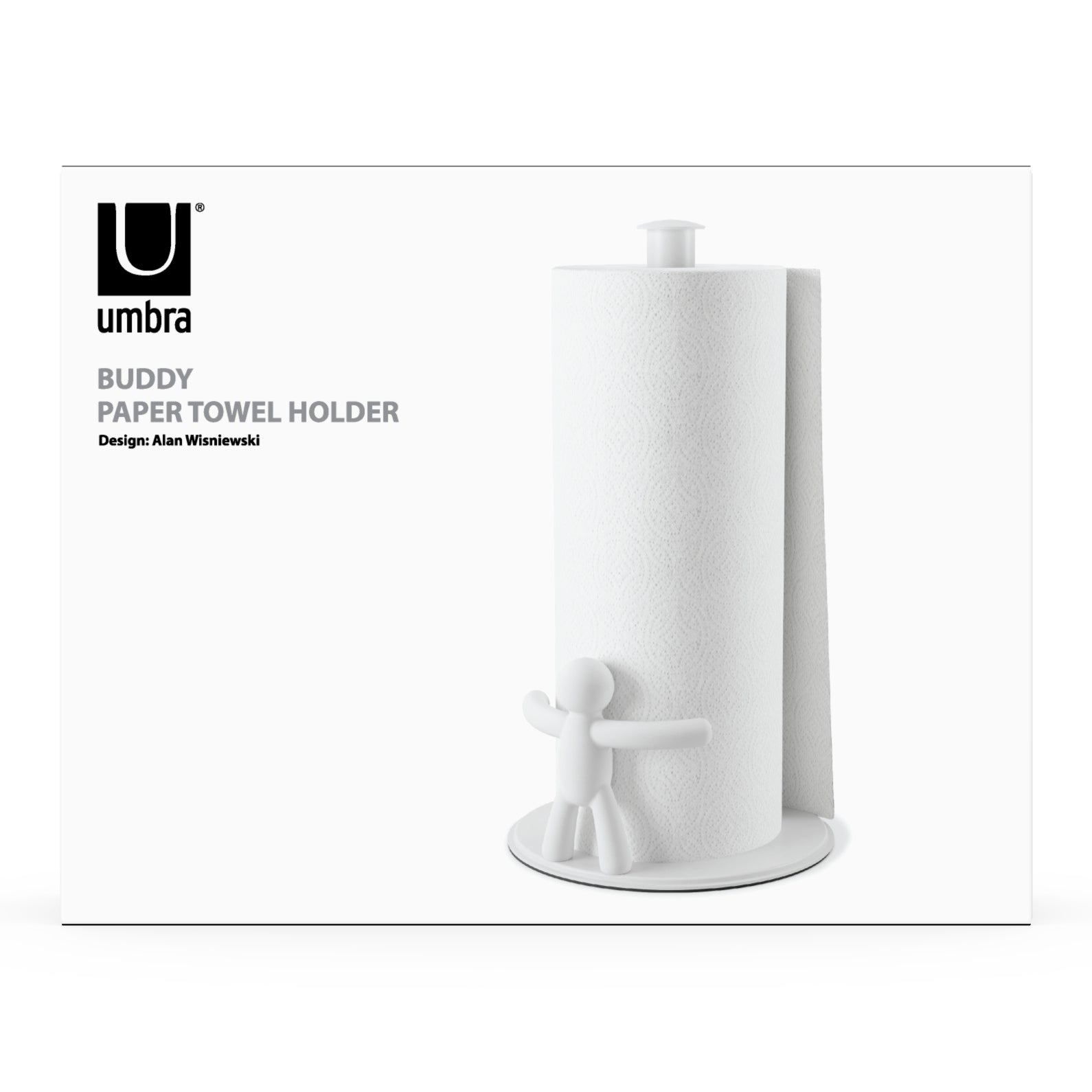Umbra Buddy Keukenrolhouder - Wit