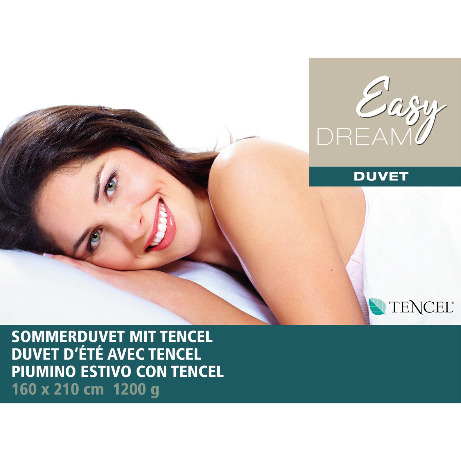 Easy Dream Sommerduvet mit Tencel 160x210 Duvet Nordisch