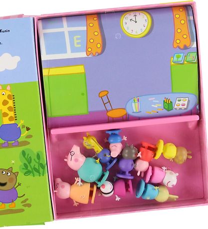 Alvilda Buch m. Figuren - Peppa Wutz - Dänisch