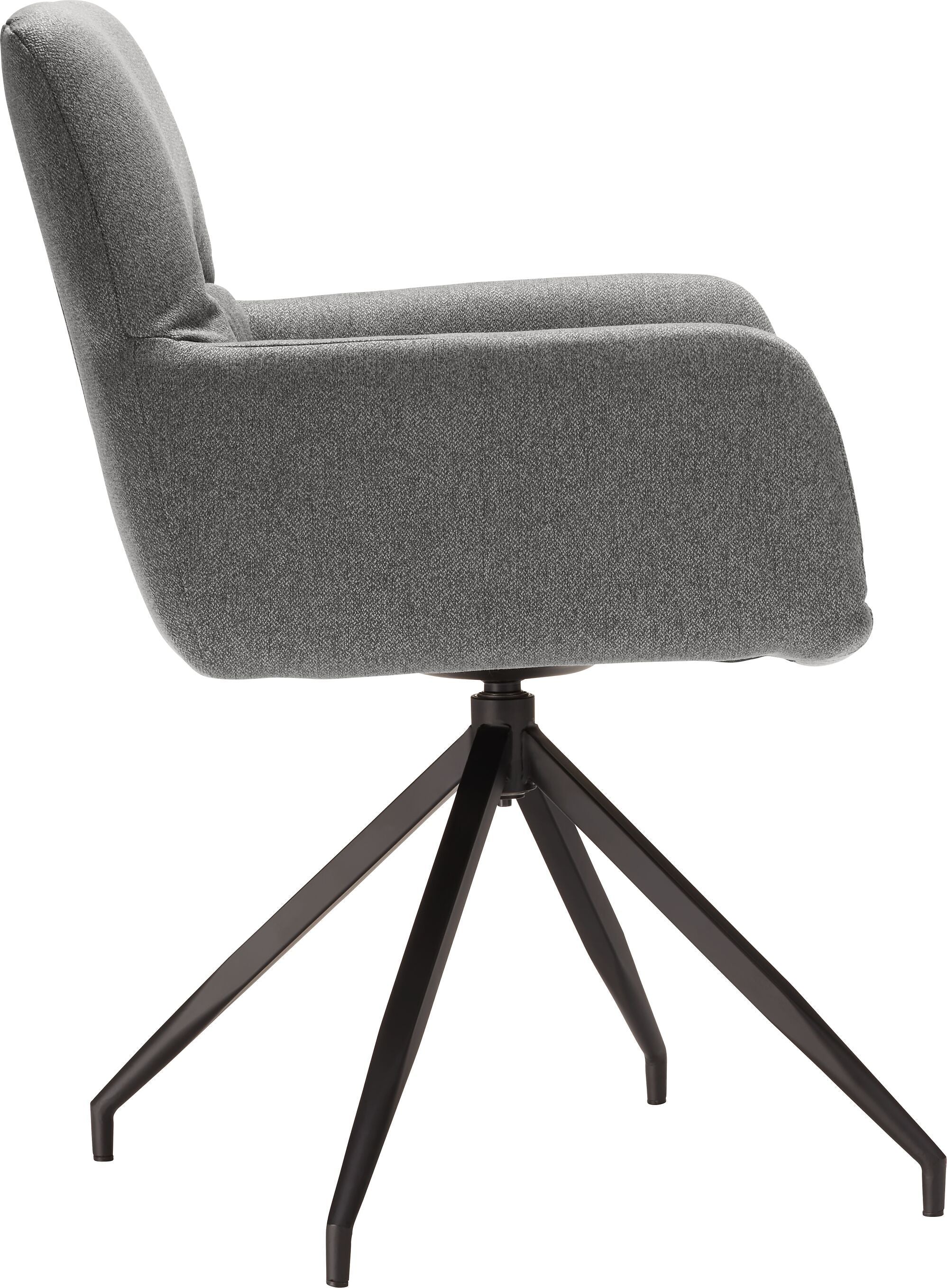 NAVIGLI II Stuhl - Grau / B: 58.0 cm x T: 61.0 cm x H: 89.0 cm