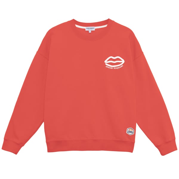 Sweatshirt FRENCH DISORDER ROSIE AMOUR TOUJOURS WINTER WINTER BERRY