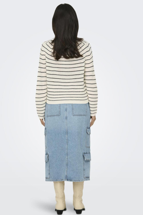 Only beige dames trui