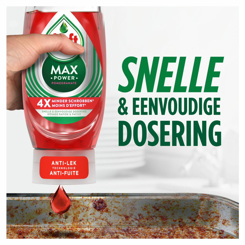 Dreft Max Power Afwasmiddel Pomegranate370 ml