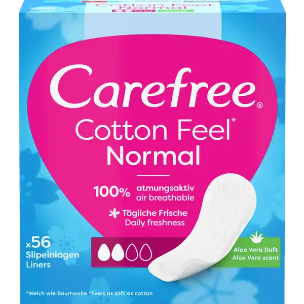 Slipeinlagen Cotton Feel Normal Aloe
