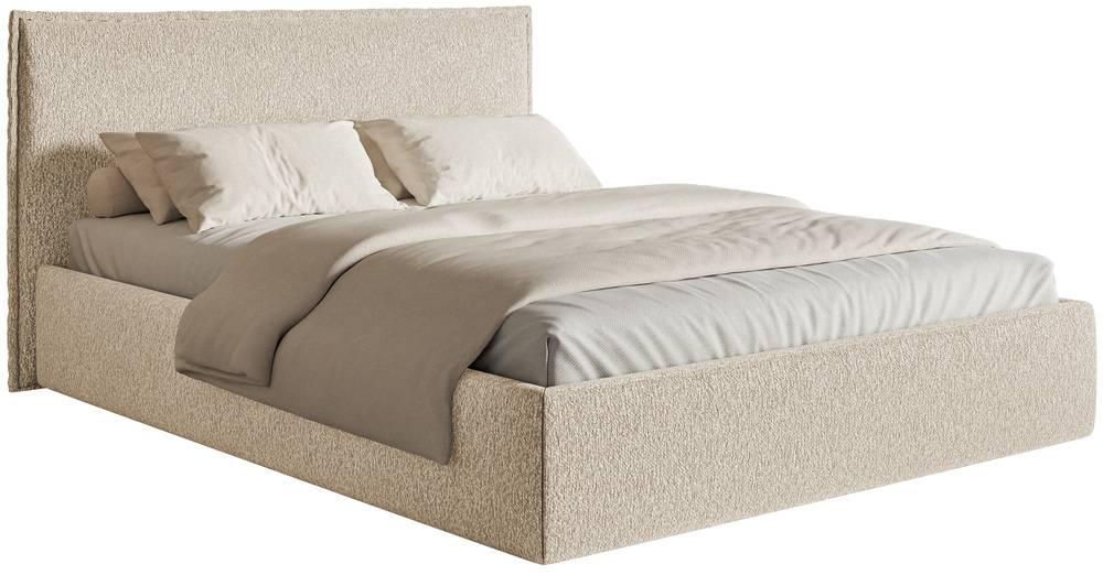 NADUVI Collection Bedframe Esmay chenille 160 x 200 cm