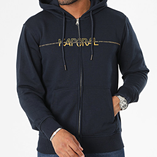 Sweat Zippé Capuche Rolan Noir