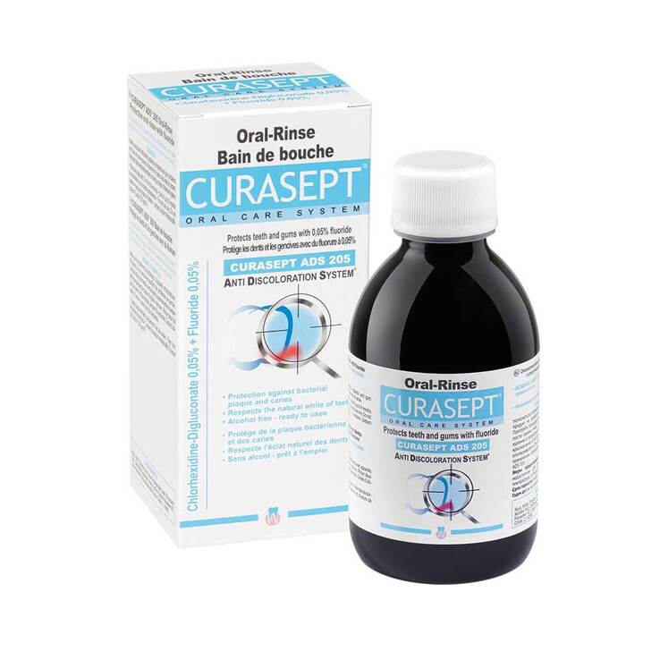 Curasept 0,05% Chlorhexidin Ads 205 Mundspülung, 200 ml