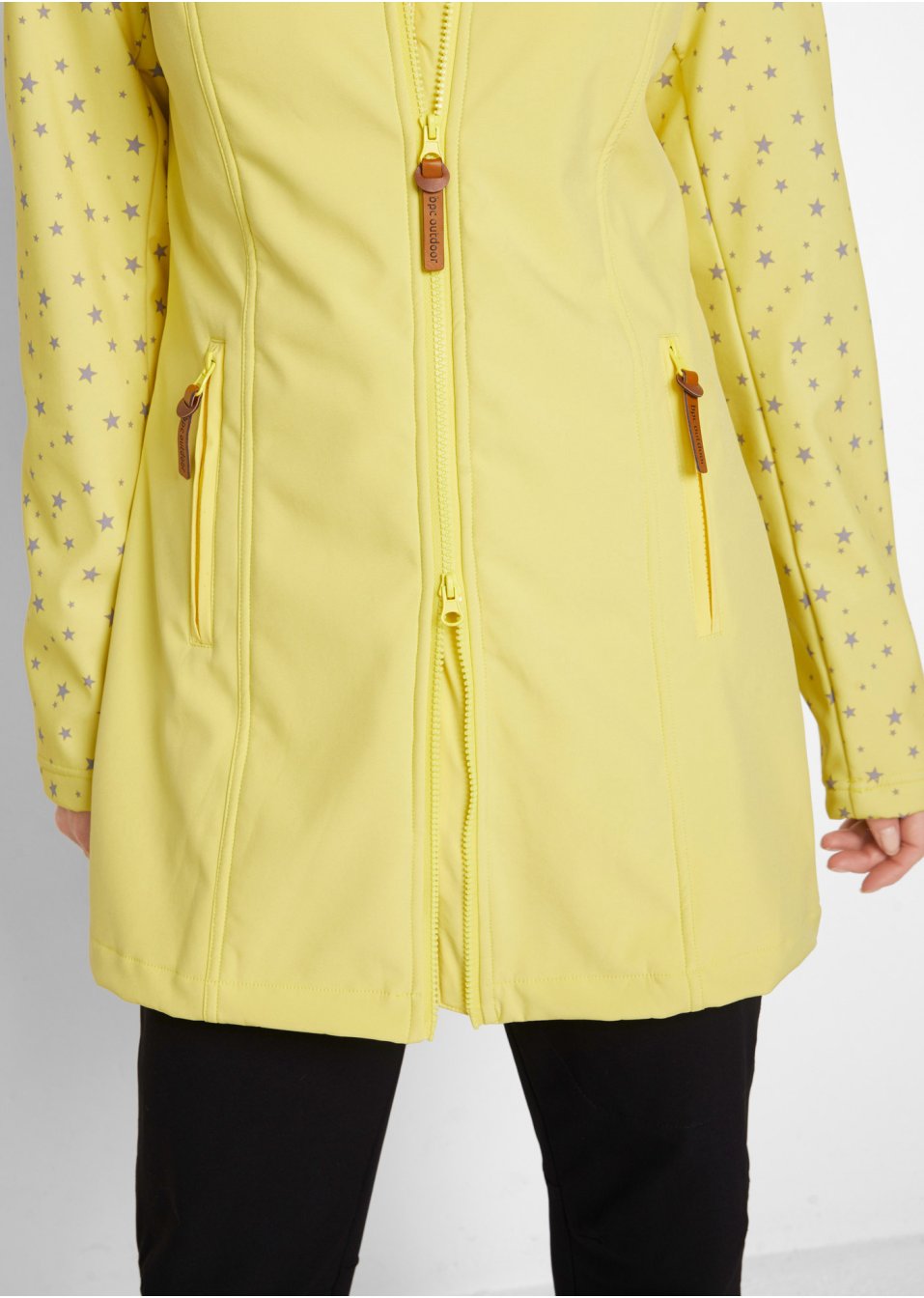 Parka softshell fonctionnelle avec polaire peluche
