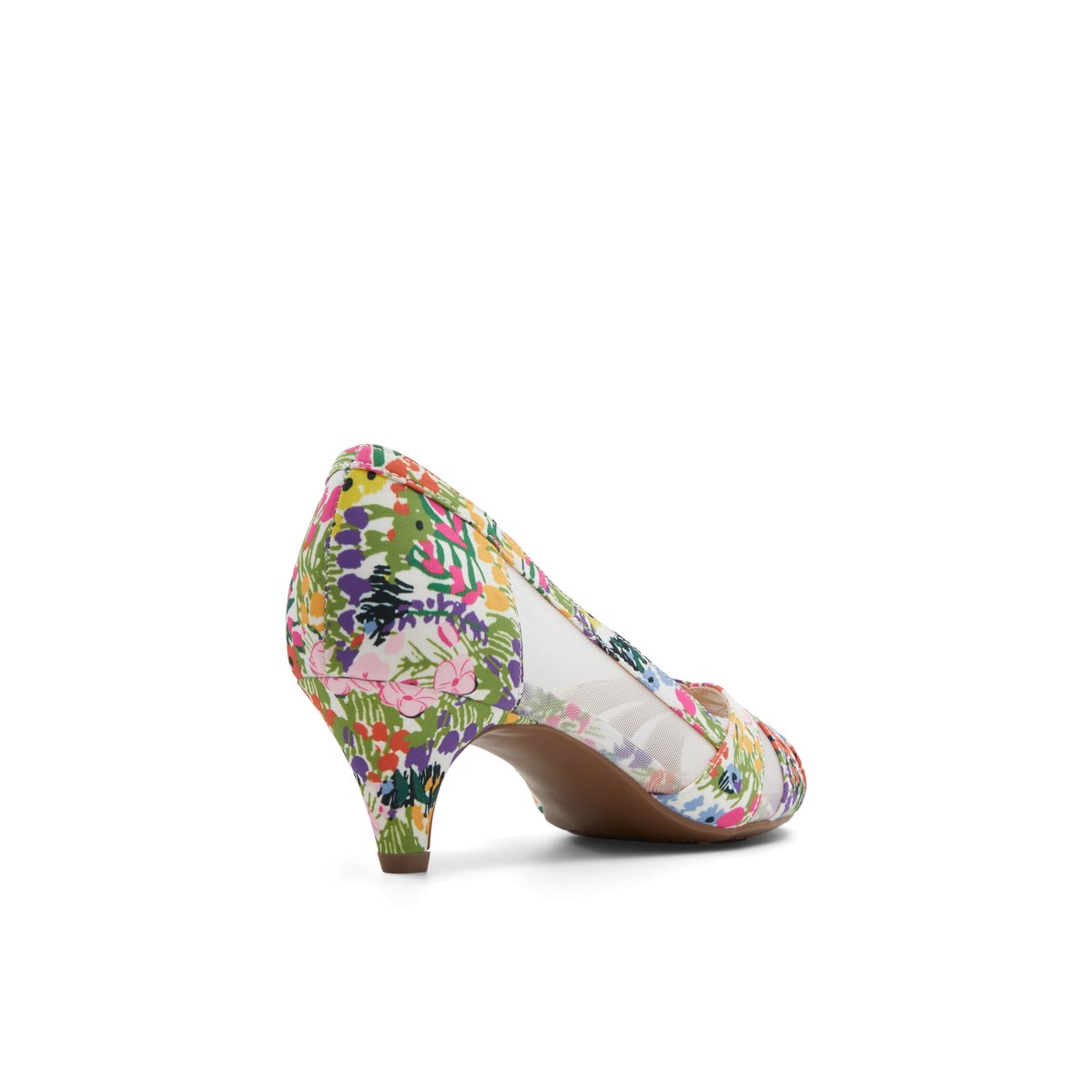 SOLEMATE-Drili-Talons/escarpins à bout ouvert - Mini talon - Noir Multi