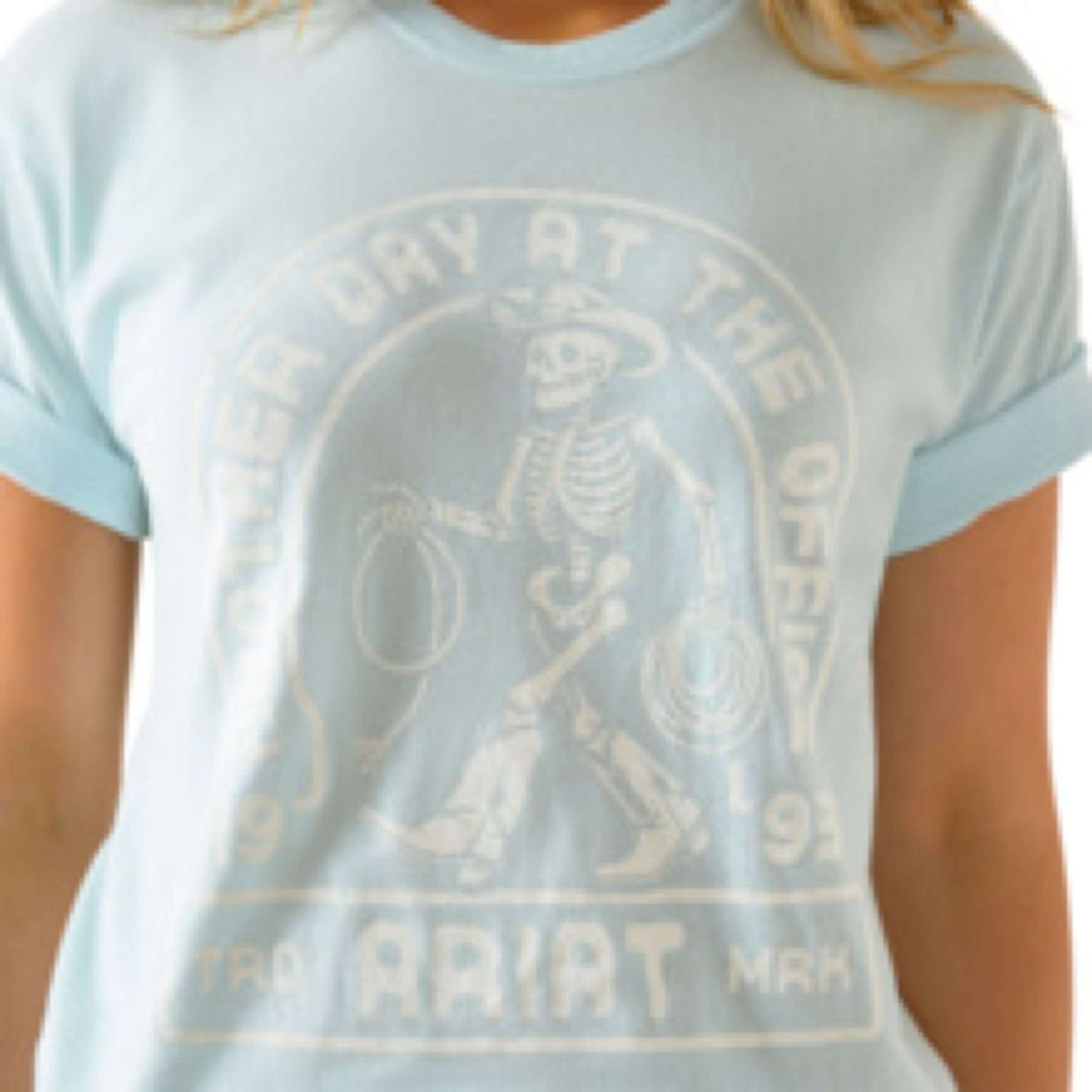 Ariat T-Shirt Another Day Dames Vintage Lagoon