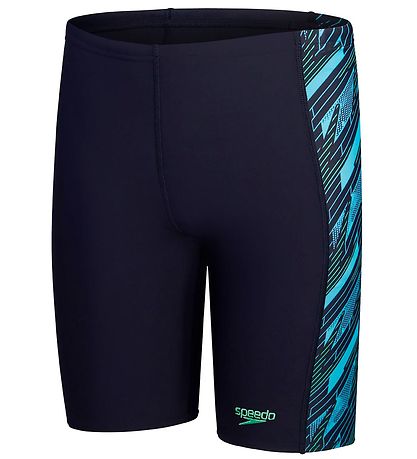 Speedo Bådebukser - Hyperboom Panel Jammer - Navy/ Grøn