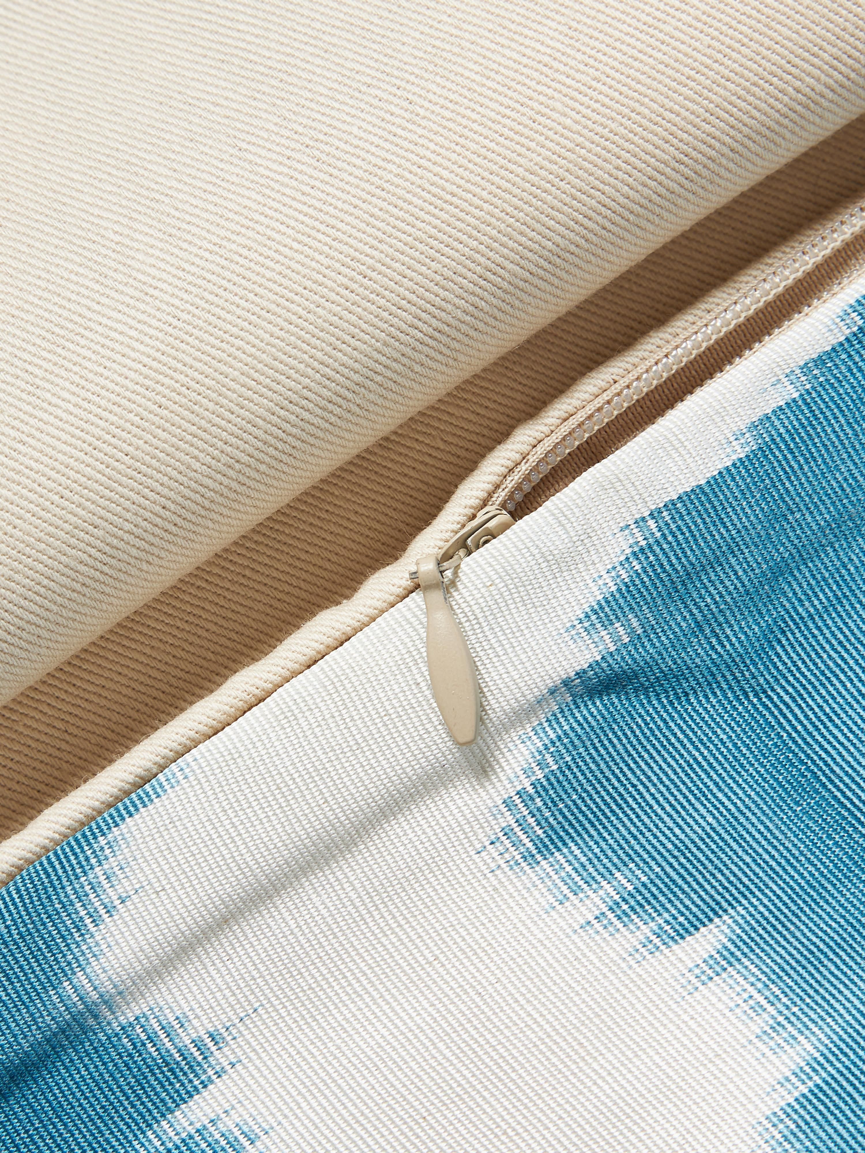 Zijden kussenhoes Silky met abstract patroon