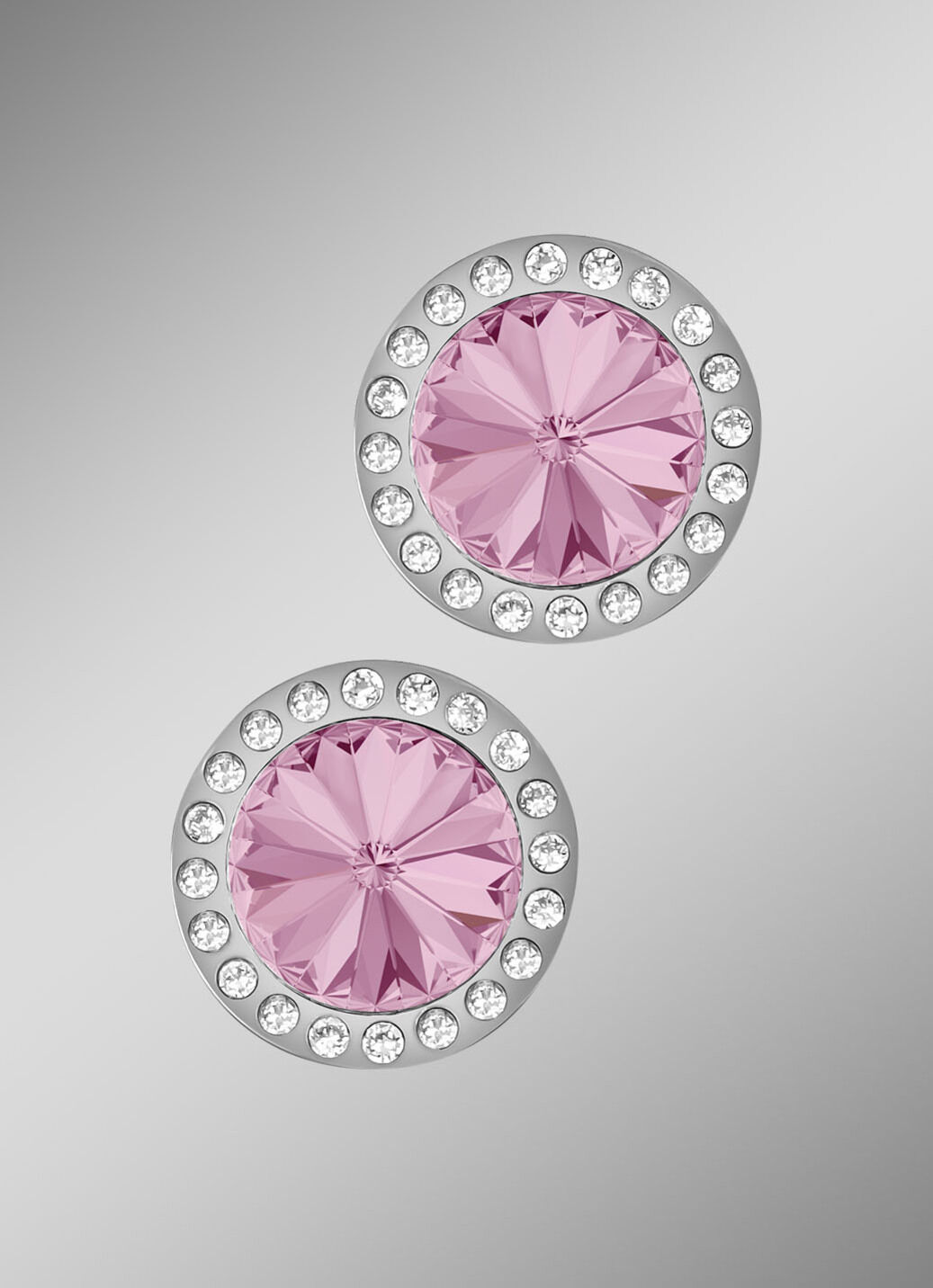 Ohrstecker mit Swarovski®-Kristallen in Pink