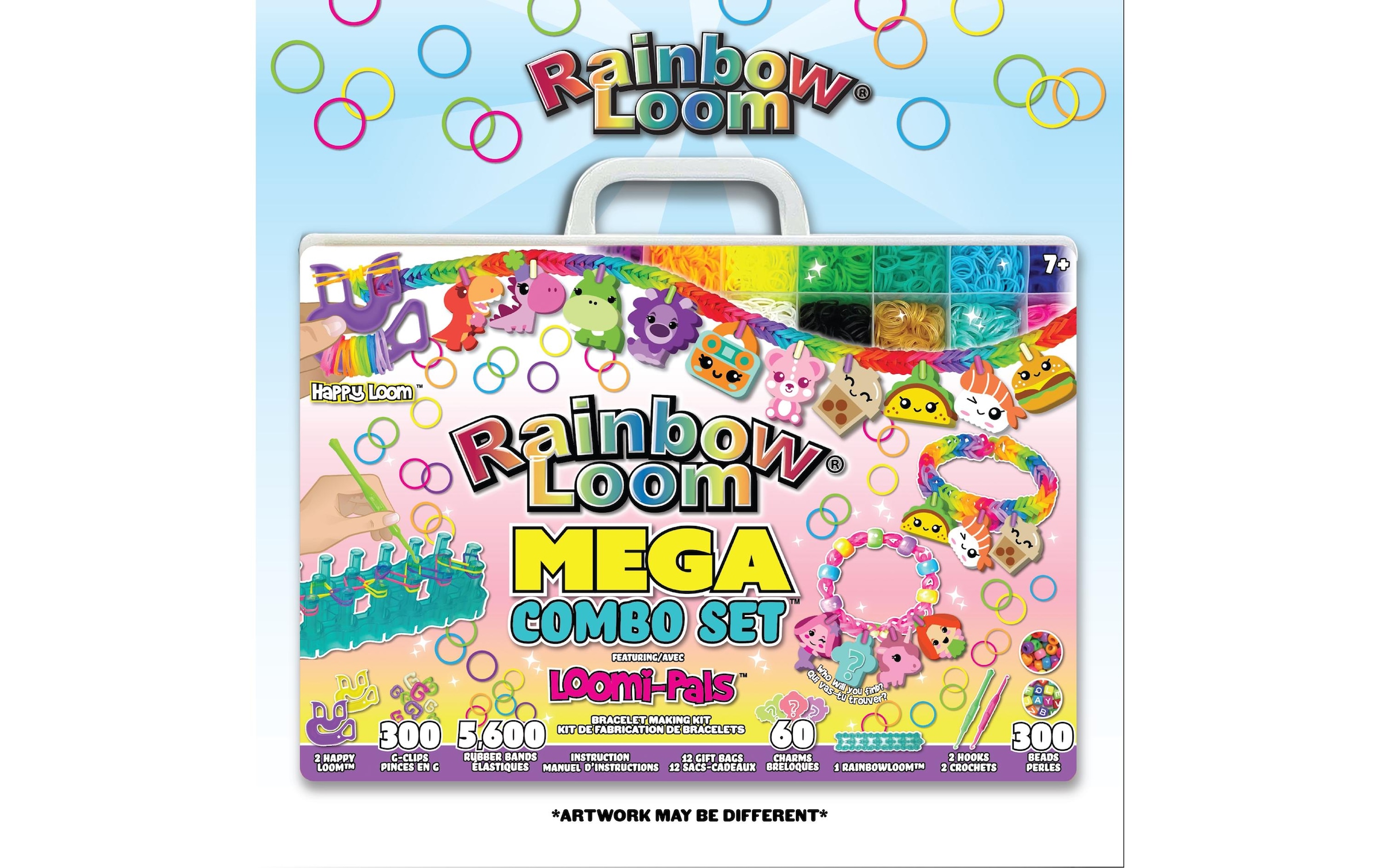 Bandai Kreativset »Rainbow Loom Mega Combo Set – Loomi-Pals«