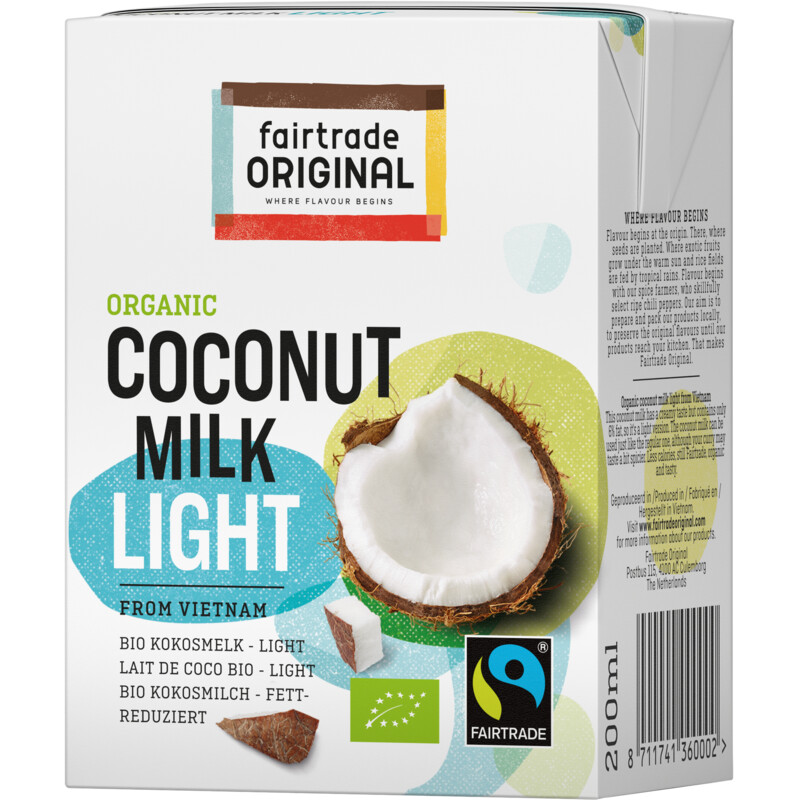 Fairtrade Original Kokosmelk light