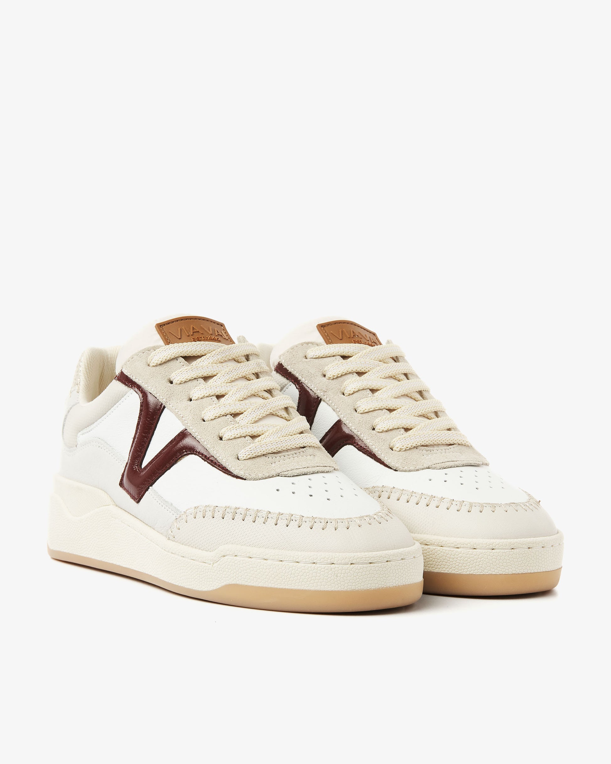VIA VAI beige dames sneakers Sam Olivia