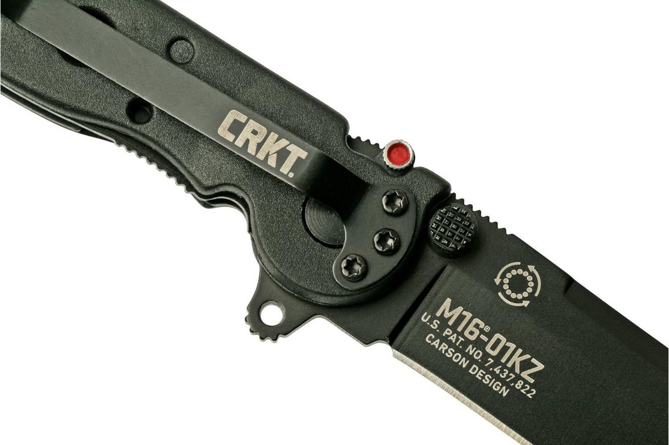 CRKT M16, Spear Point, Blackwashed M16-01KZ zakmes