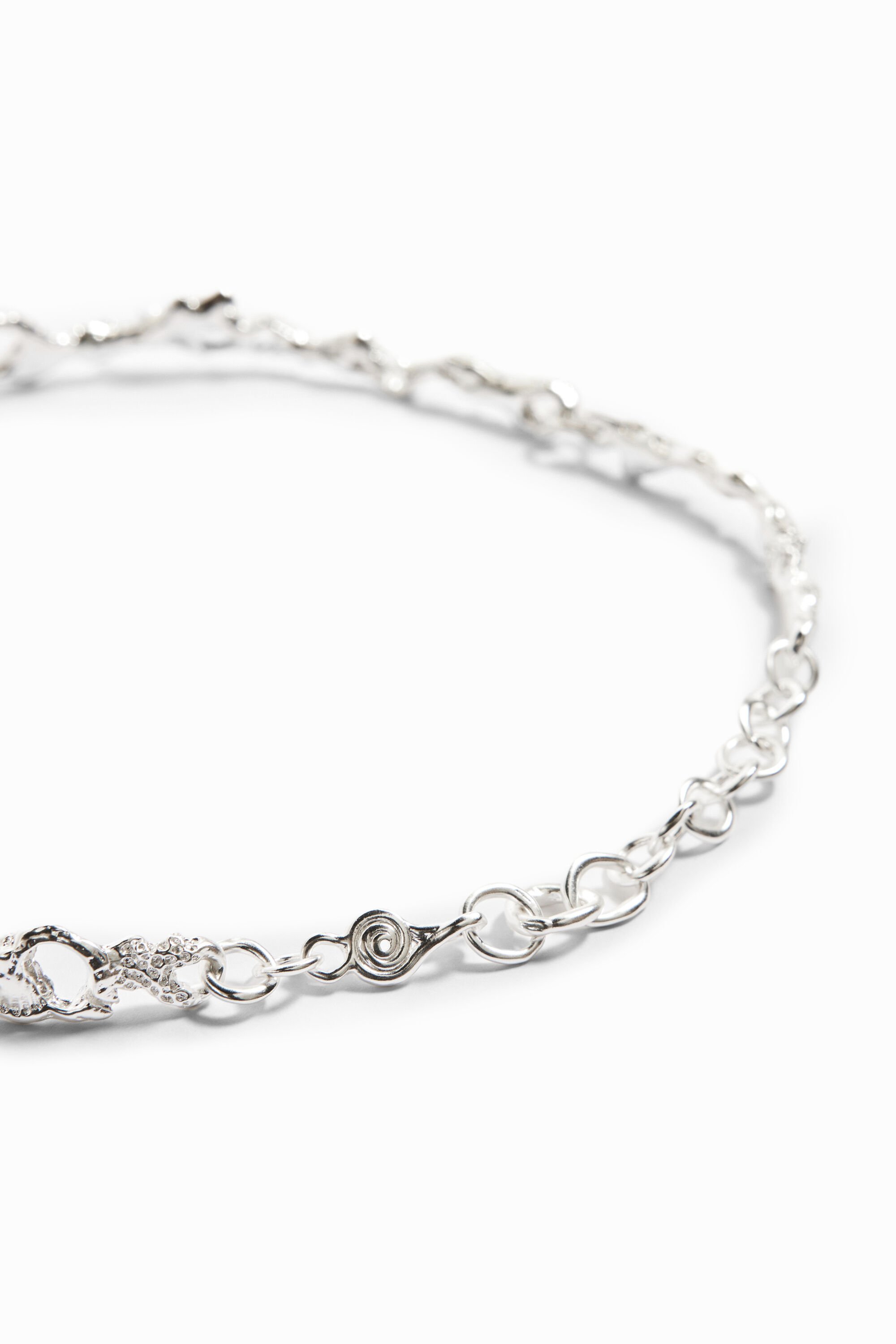 Choker fin plaqué argent Zalio
