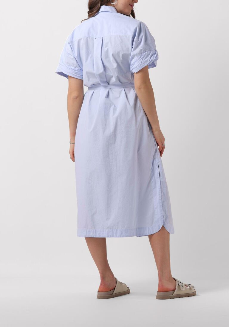 lichtblauwe knit-ted midi jurk lisette