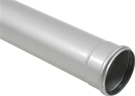 BLUCHER afløbsrør 75X2000 mm muffe rustfri/syrefast