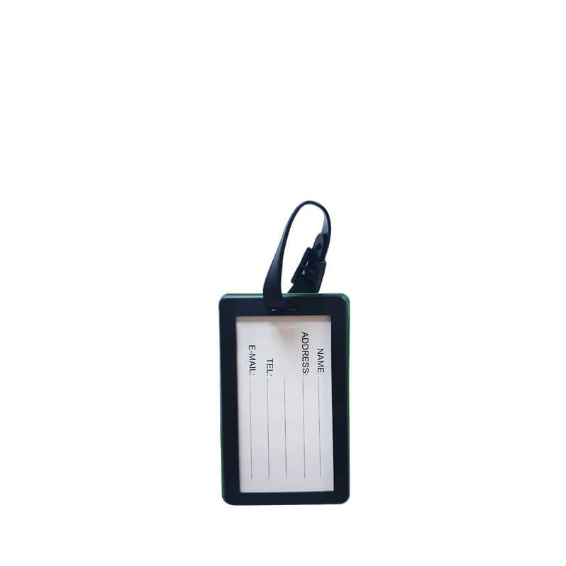 Etiquette pour bagages 10.5cm Green