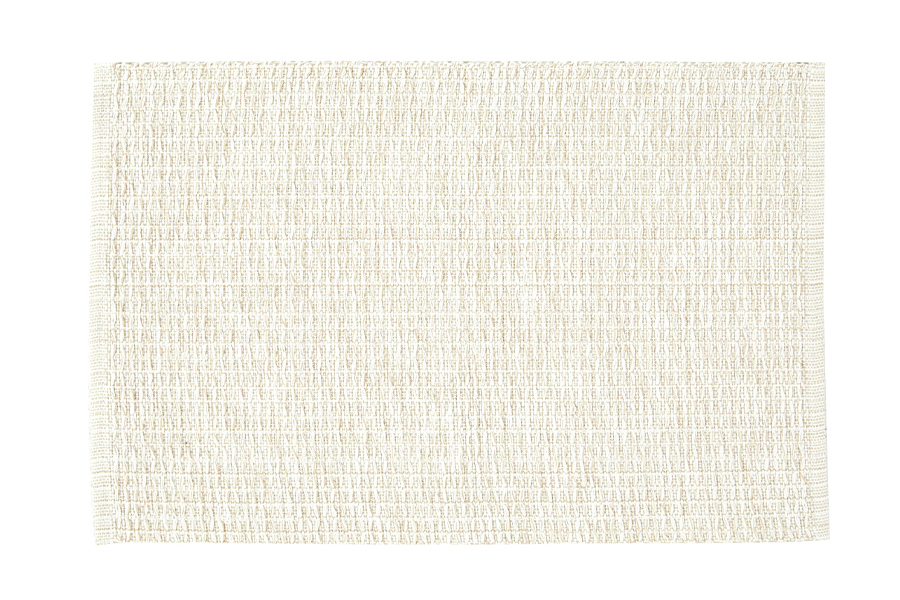 Sara spisebrikke 33x48 cm. Hvit og beige melert.