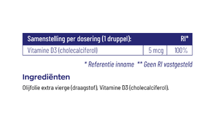 Vitakruid Vitamine D3 Druppels 30ML