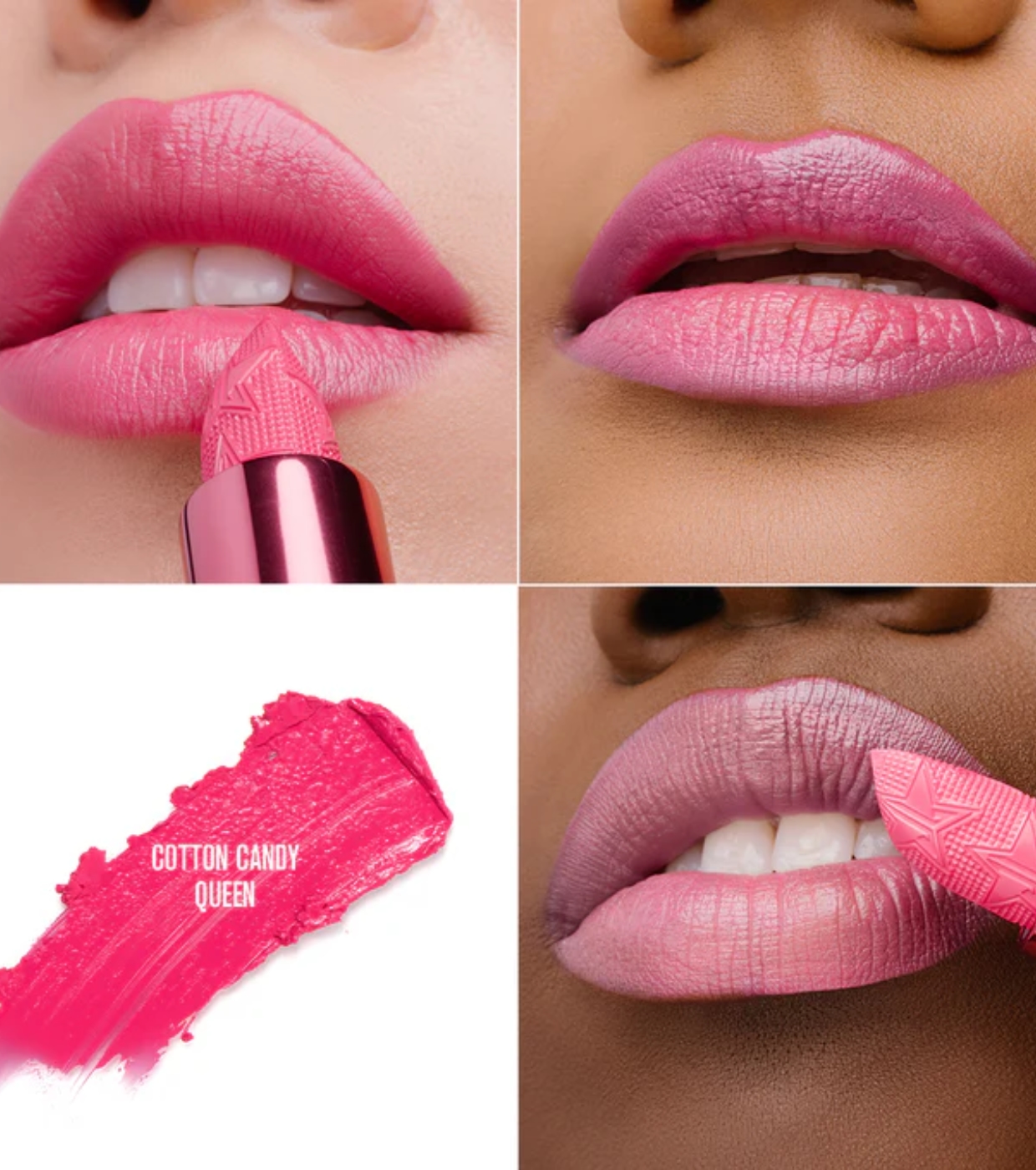 Jeffree Star Cosmetics - *Cowgirl Queen* - Batom Shiny Trap - Cotton Candy Queen