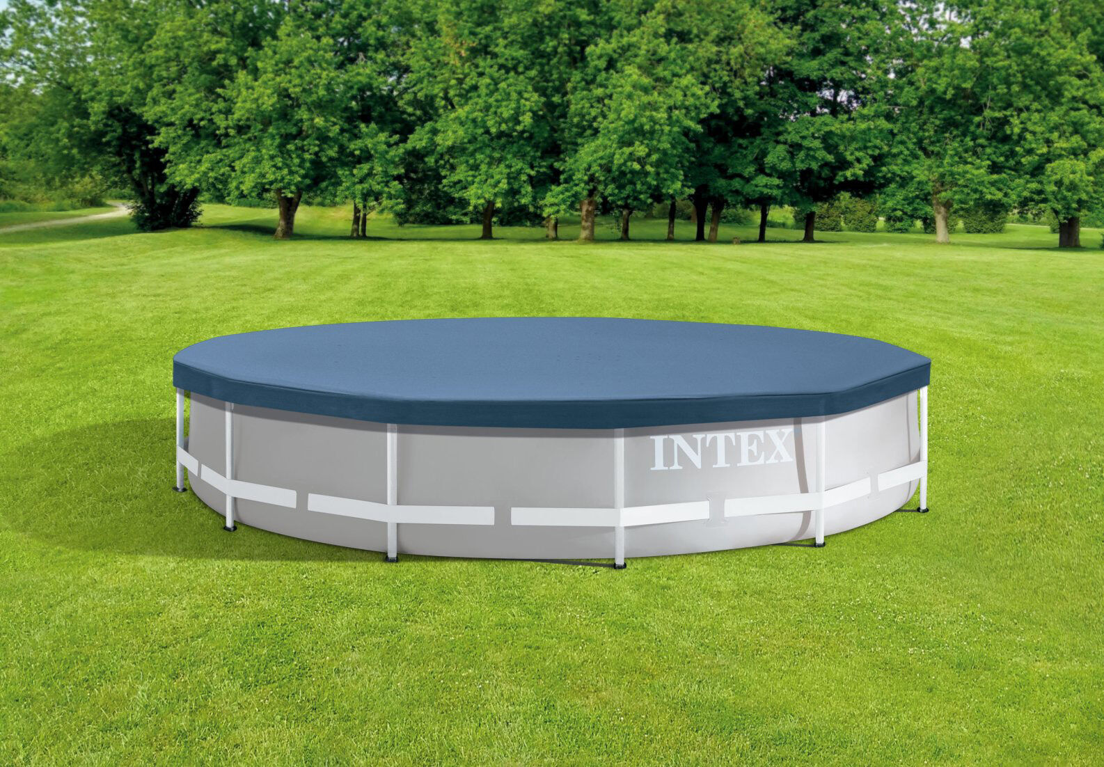 Intex Frame Pool Afdekzeil - Zwembaden - Grijs - 366 cm