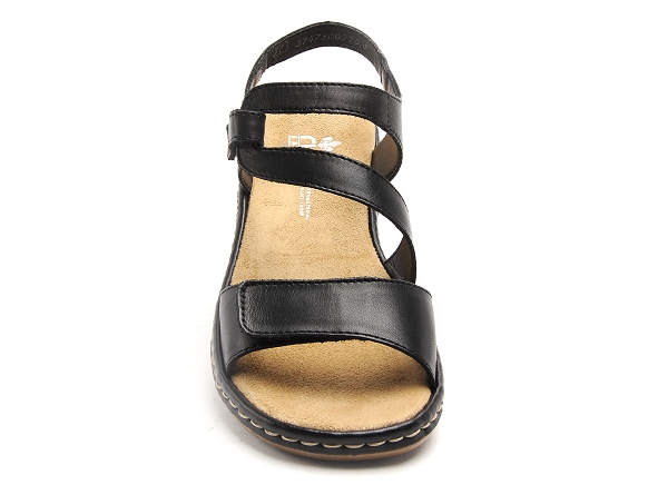 Rieker nu pieds plats femme 659c7 noir