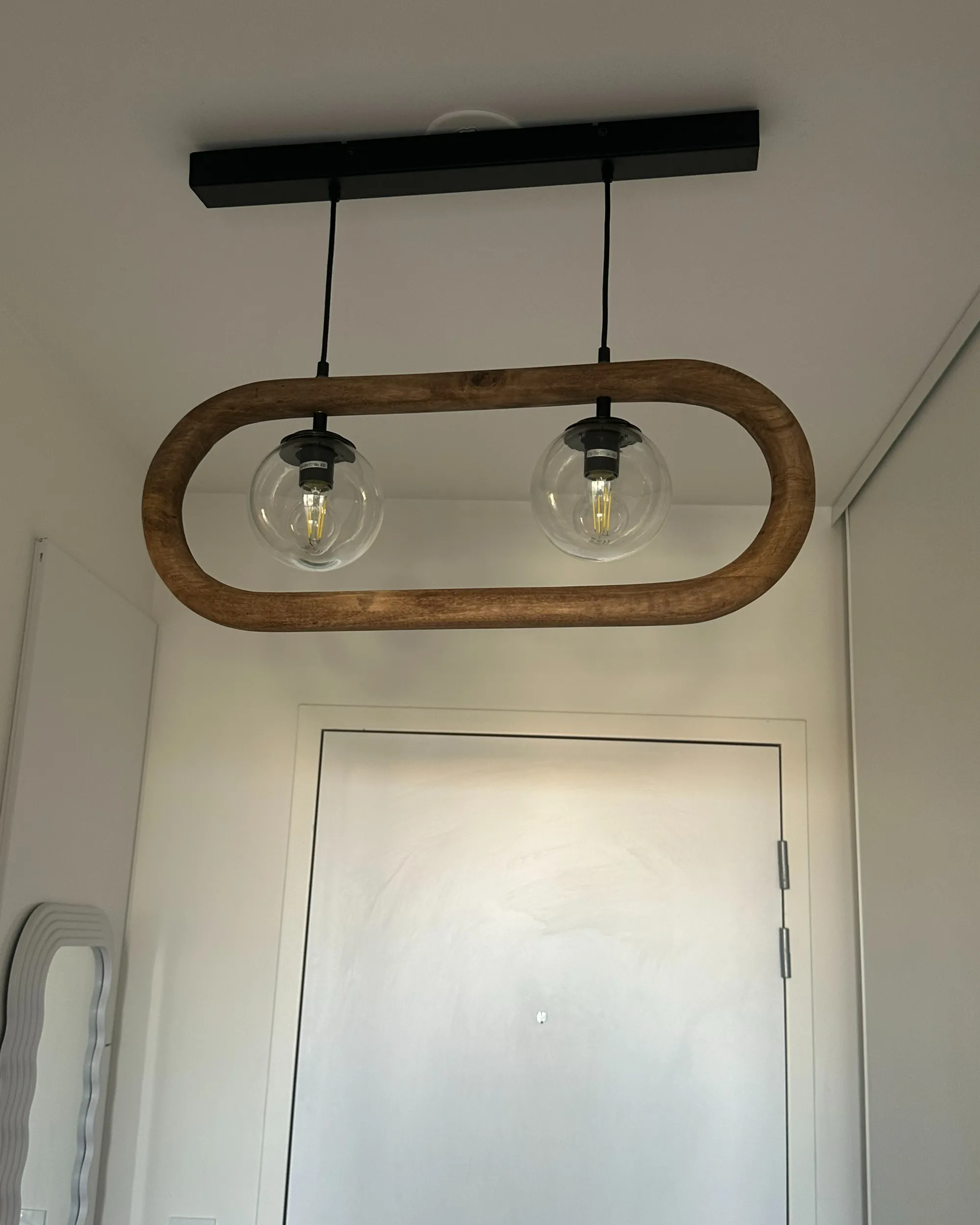 Hanglamp AYENSU Mangohout Donkerbruin