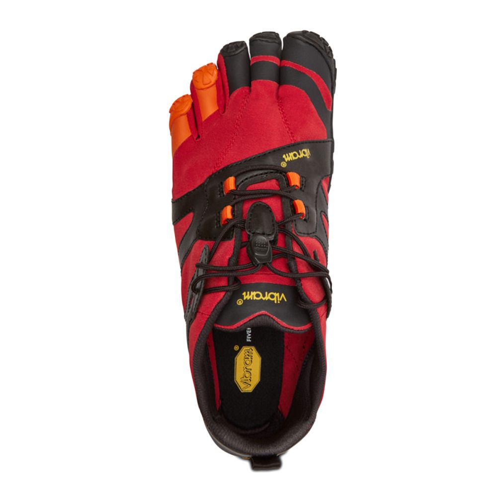 Five Fingers V-TRAIL 2.0 - Chaussures trail Homme noir/rouge