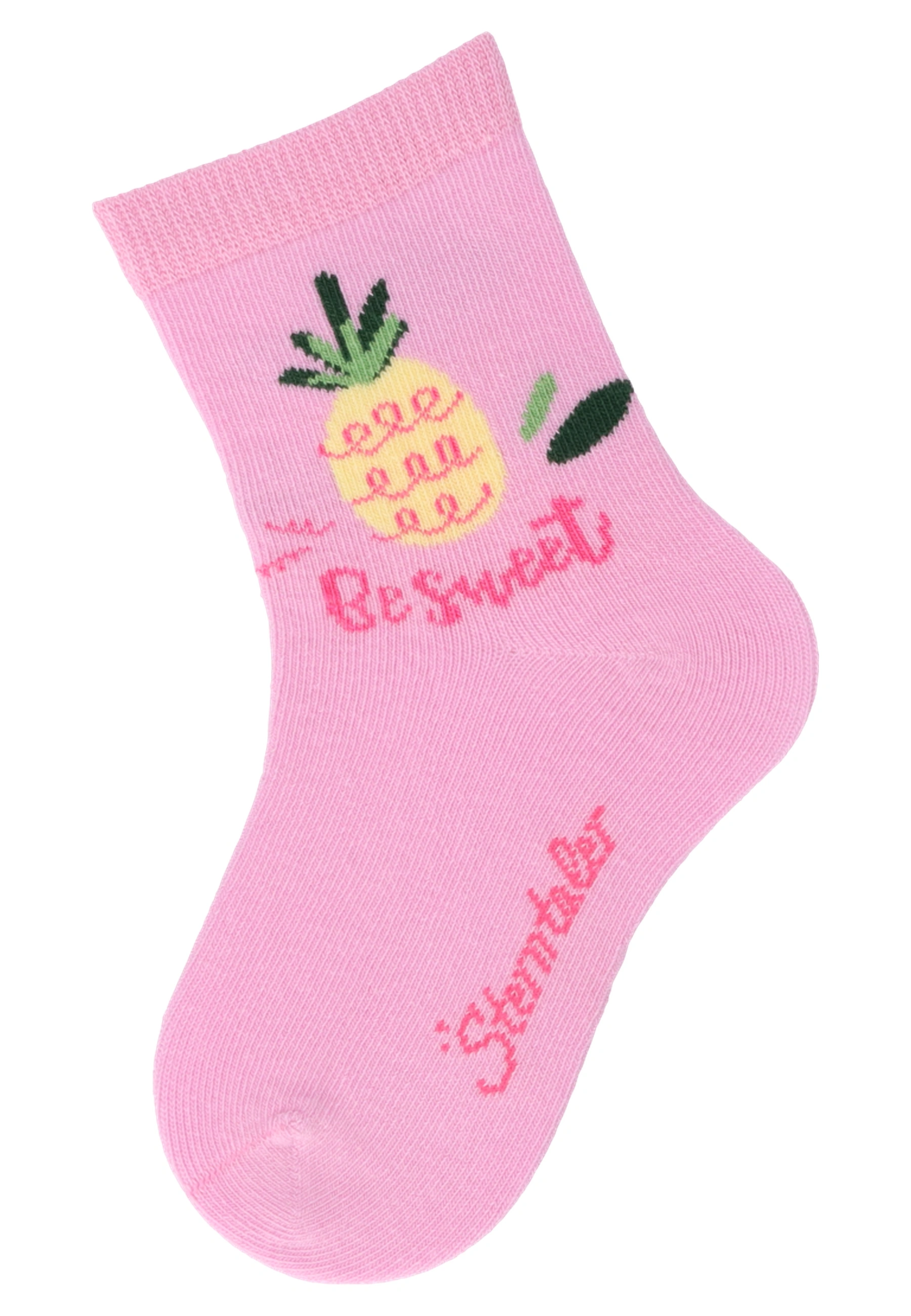 Socken ERDBEEREN 4er Pack in rosa