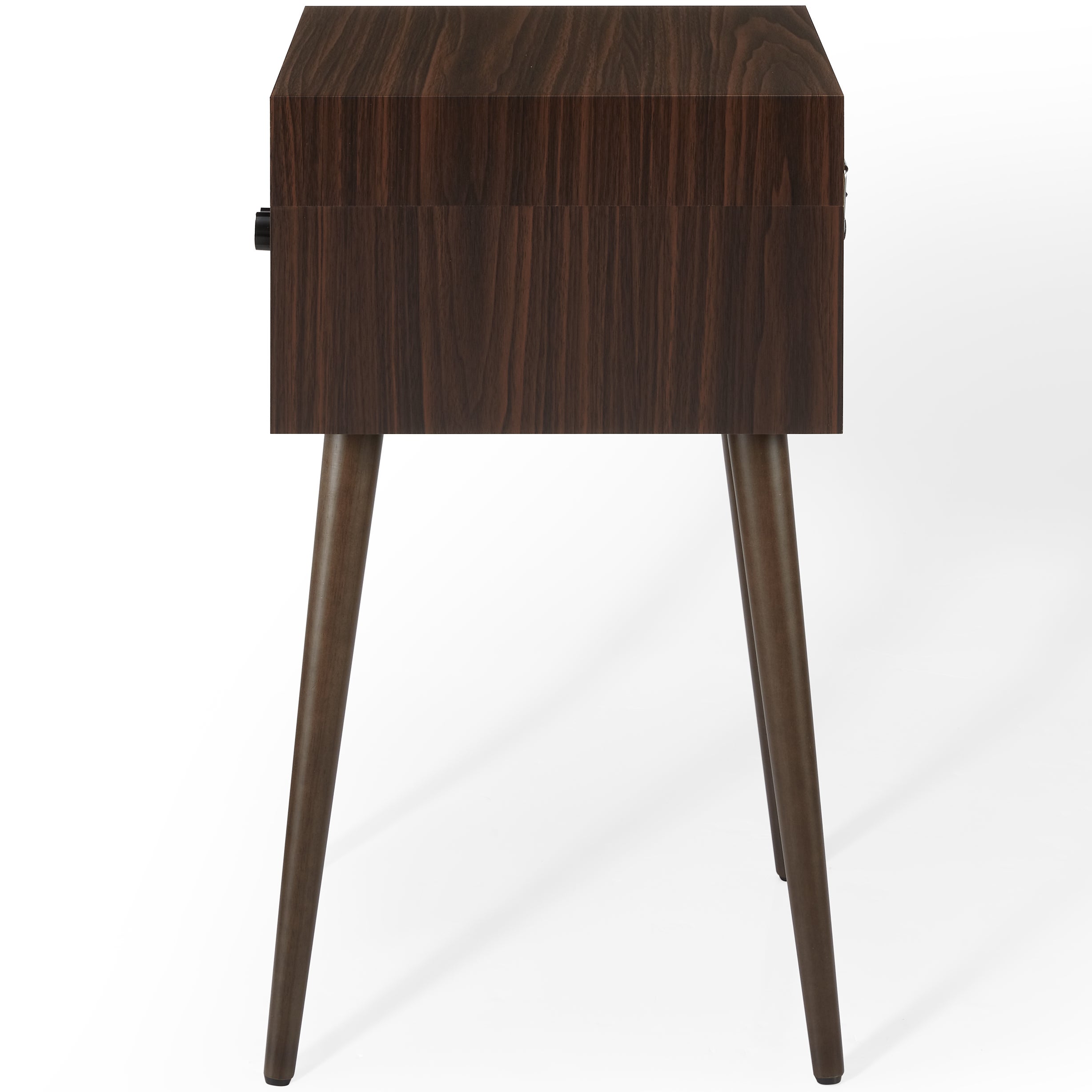 Crosley Jasper Walnut platenspeler/mediaspeler op pootjes