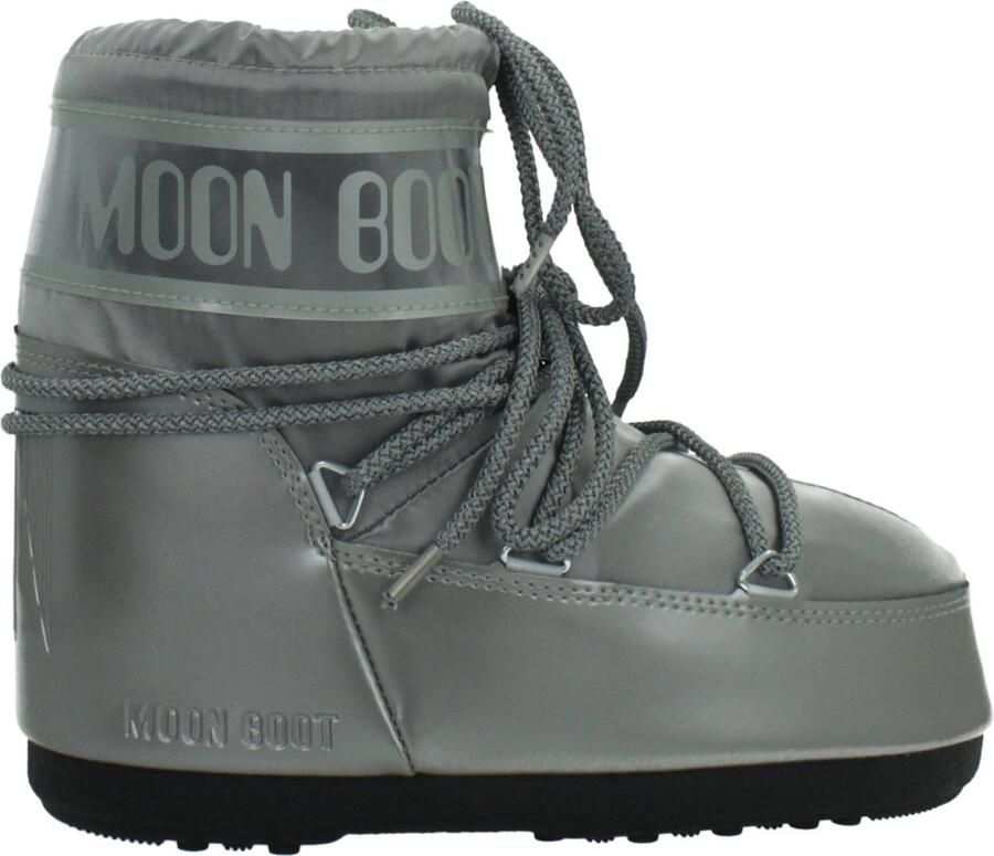 Moon boot Icon Low Glance snowboot met waterafstotende coating en metallic finish