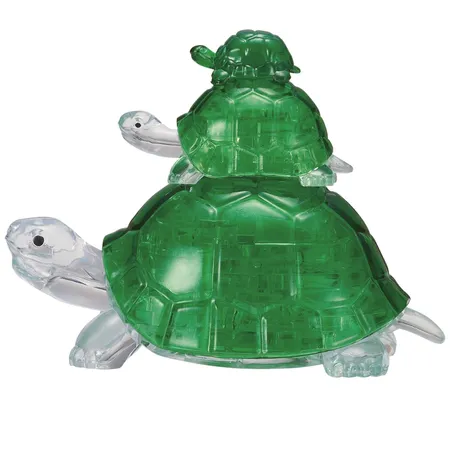 HCM Kinzel Crystal Puzzle - Schildkröten, 37 Teile