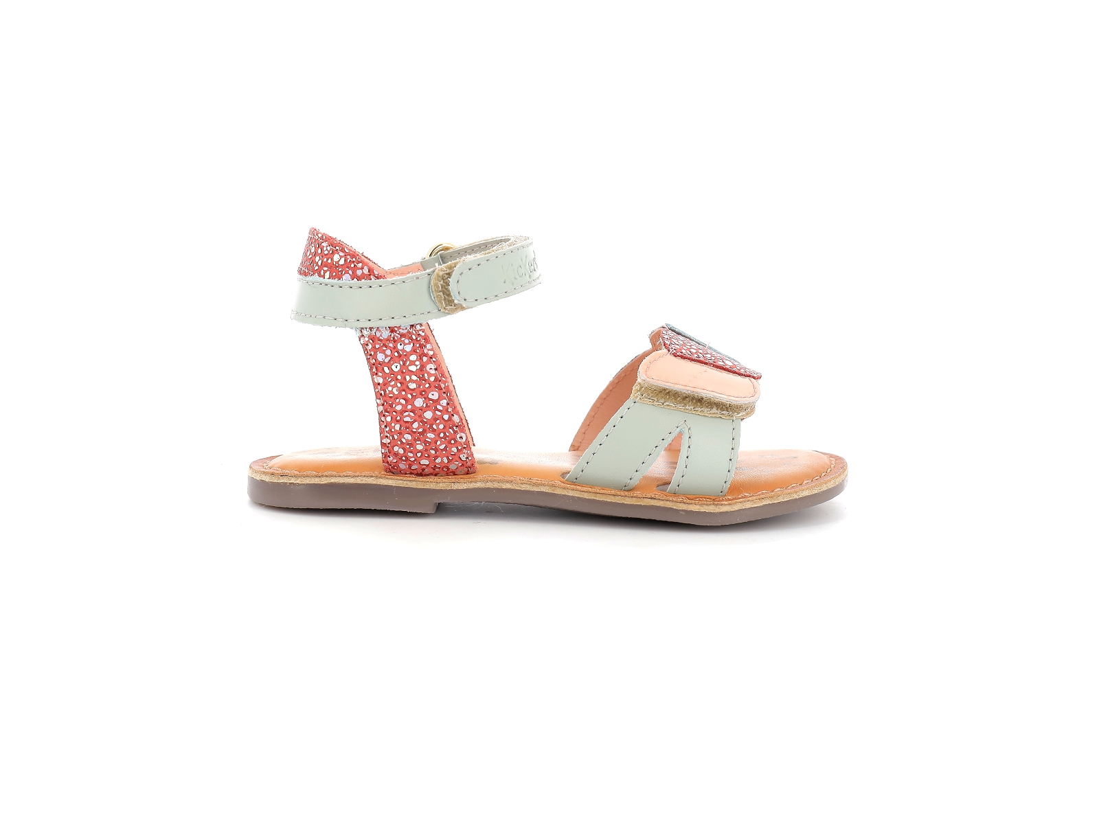 Kickers-DISDANA Cuir Multicolore