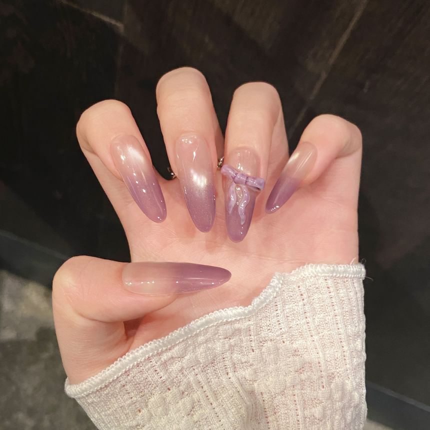 eovda - Cat Eye Gradient Almond Press On Nail / Oval Press On Nail / Squoval Press On Nail