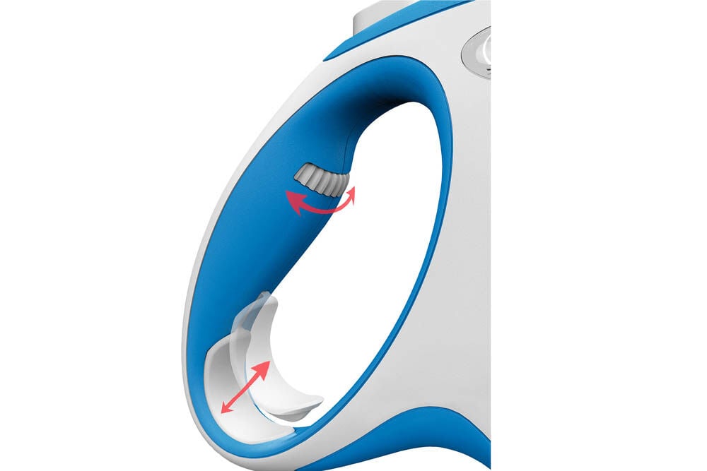 Flexi Rollijn - Hondenriem New comfort Tape - Hondenriem - blauw - L - 800 cm - 800 cm